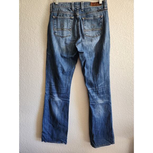 Lucky Brand Women's Sofia Boot Dark Wash 8/29 - Picture 2 of 9